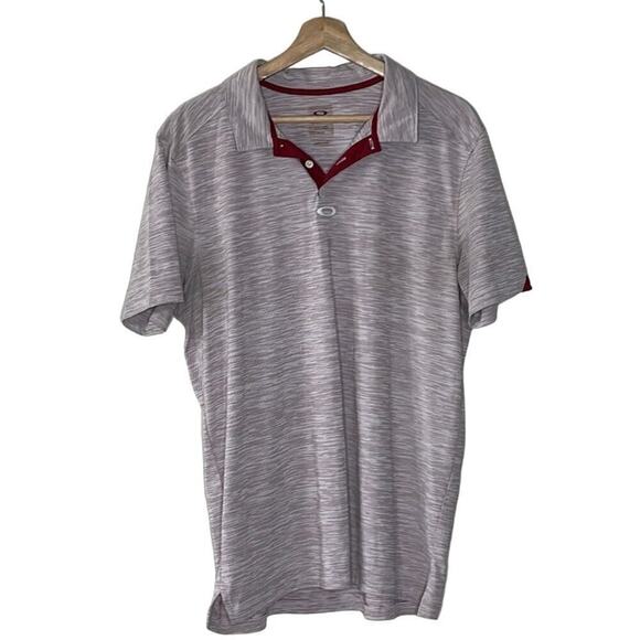 OAKLEY‎ HYDROLIX GRAVITY POLO MEN'S SHIRT SIZE L - Picture 1 of 7